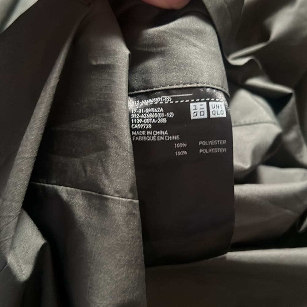 JW Anderson x uniqlo single breasted coat green small packable - Picture 8 of 10